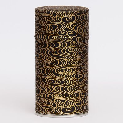 Dance of the Waves washi tea canister