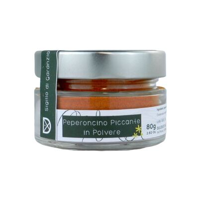Peperoncino piccante in polvere 80 gr Made in Italy