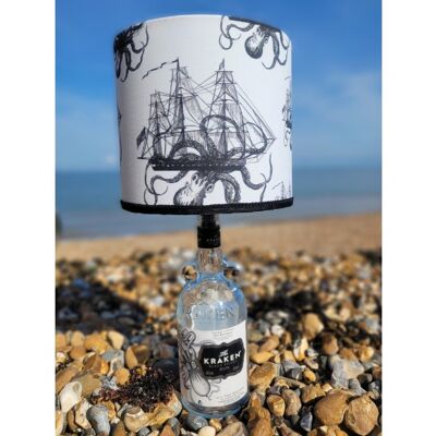 Lampe bouteille Kraken