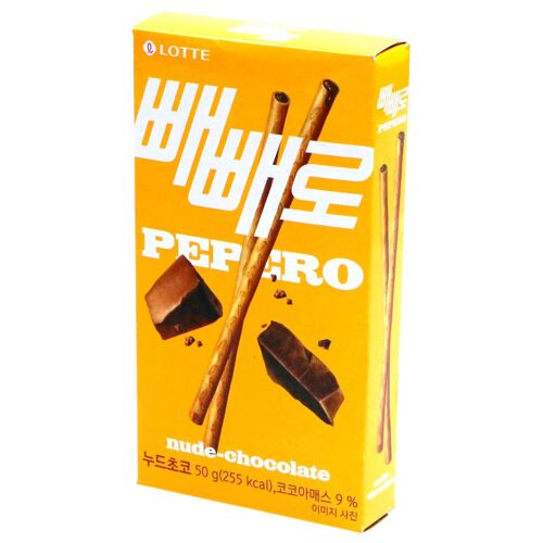 Pepero nude chocolate - biscuit stick rempli de chocolat 50G (LOTTE)