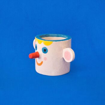 Happy Face Little Pot / Vase en céramique 3