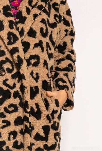 Manteau à imprimé léopard 3