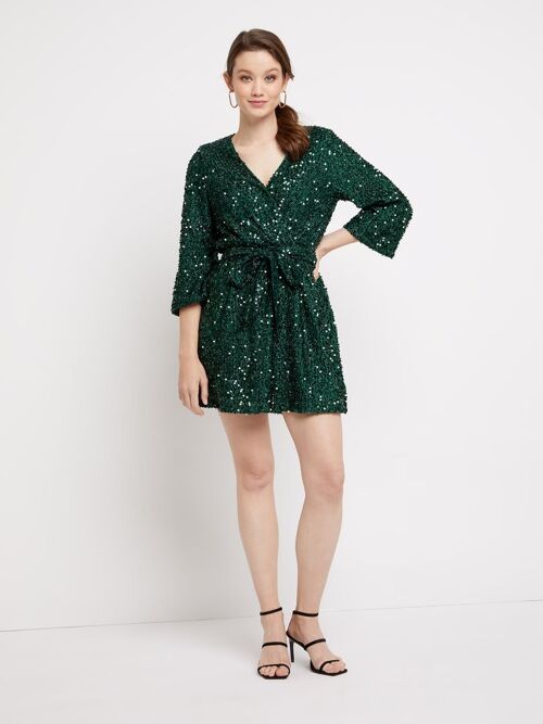 Robe en sequins