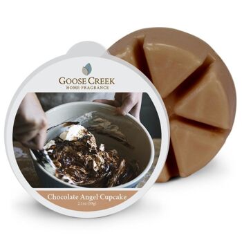 Cupcake ange au chocolat Goose Creek Candle® Cire fondue 1