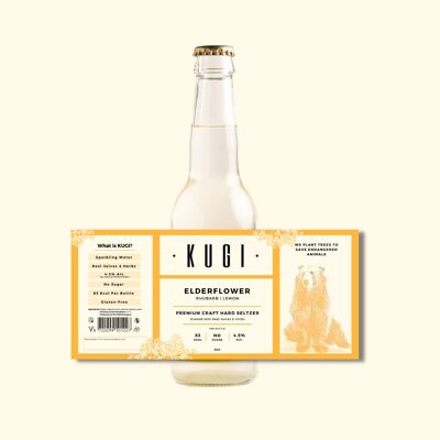 KUGI Fleur de Sureau 4.5% Alc. (12 bouteilles)