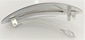 Barrette 8 cm qualité supérieure- ovale- reproduction célèbre boucle d'oreille fille perle de Johannes , made in France clipVermeer HAO 208 3