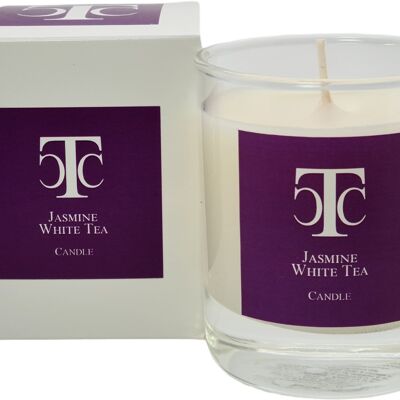 Jasmine White Tea Scented Candle 30 hour