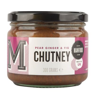Manfood Chutney aux poires, figues et cardamome 300g