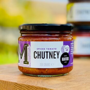 Chutney de tomates épicé Manfood 300g 2