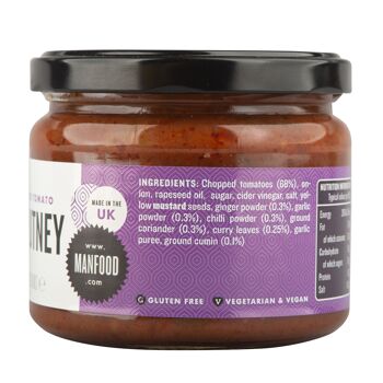 Chutney de tomates épicé Manfood 300g 6