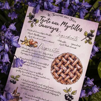 Recette Tarte aux Myrtilles Sauvages