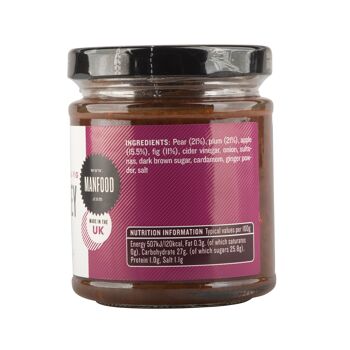 Manfood Chutney aux poires, figues et cardamome 190g 5