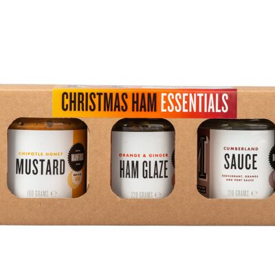 Manfood Christmas Ham Essentials: trois condiments parfaits pour votre jambon de Noël