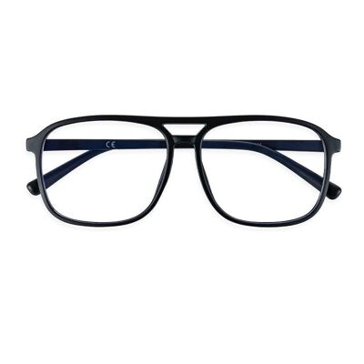 GLENN Deep Black - Occhiali luce blu