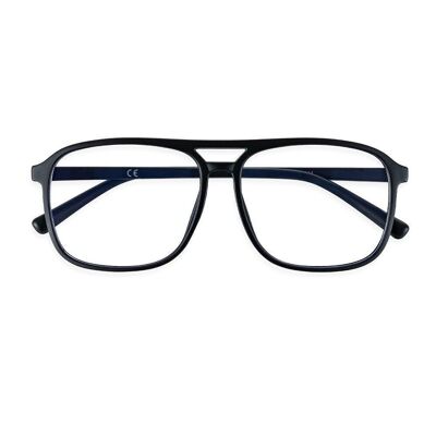 GLENN Deep Black - Blue light glasses
