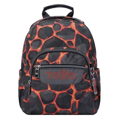 Mochila escolar estampado rocas - Tempera