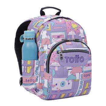Cartable cyber violet - Gommas 4