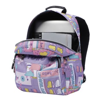 Cartable cyber violet - Gommas 6