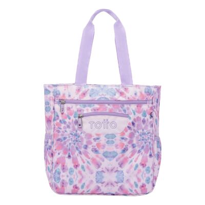 Bolso escolar rosa tye dye - Cutara