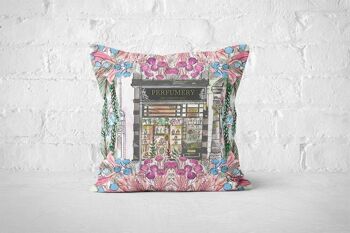 Coussin Parfumerie en pleine floraison