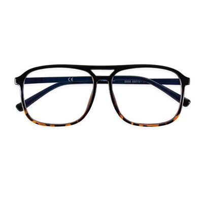 GLENN Fusion Black - Gafas para luz azul