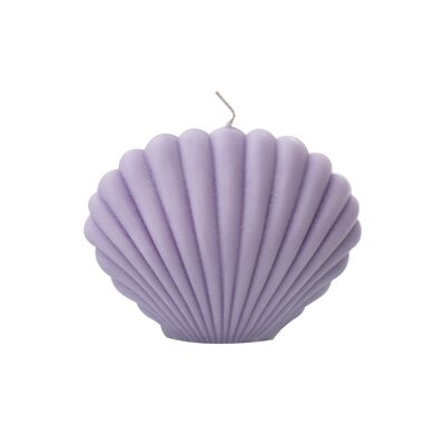 Soy wax candle "Shell" purple