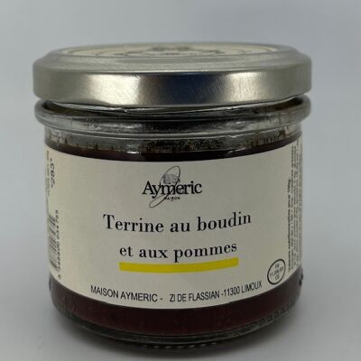 Terrine de boudin aux pommes