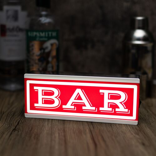 Light Up Room Sign Bar