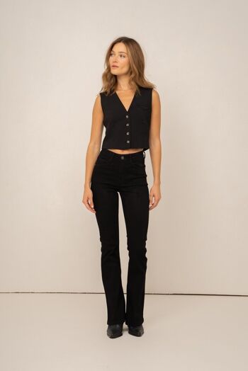 Jeans Emma Flare NOIR 6