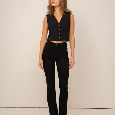Emma Flare Jeans BLACK