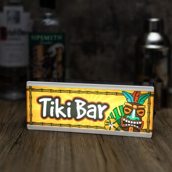 Enseigne de chambre lumineuse Tiki Bar 1
