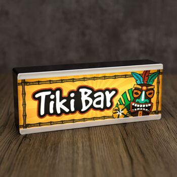 Enseigne de chambre lumineuse Tiki Bar 6