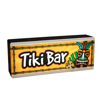Enseigne de chambre lumineuse Tiki Bar 7