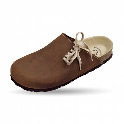 Classic leather clogs, deep foot bed clogs, (SKU: 41540-40)
