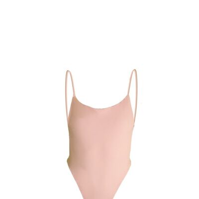 Top Secret, maillot de bain body avec dos nu et bijou au dos