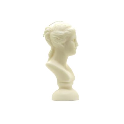 Soy wax candle "Venus" ivory white