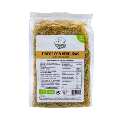 NOUILLES AUX LÉGUMES, 250 Gr