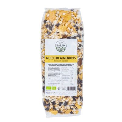 MUESLI ALMONDS, 500 Gr