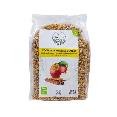 BIO CRUNCHY APPLE AND CINNAMON, 250 Gr