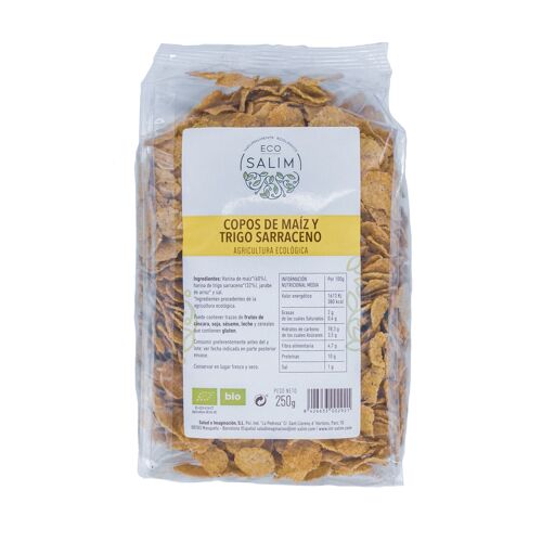 COPOS DE MAIZ Y TRIGO SARRACENO, 250 Gr