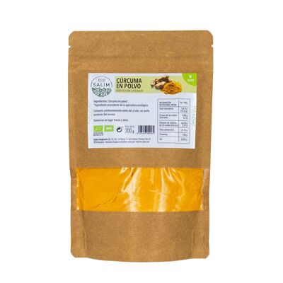 POUDRE DE CURCUMA BIO, 200 Gr