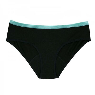 BRAGA MENSTRUAL SHORTY de algodón orgánico (Turquesa)- Minimall