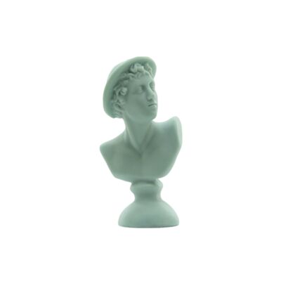 Soy wax candle "David" mint