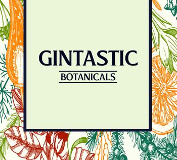 GINTASTIC Gin Botanicals Set Épices & Fleurs Blanc ED 2