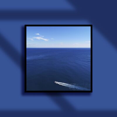 Seascape - Minimalist Photography Print - 12x12 Inches