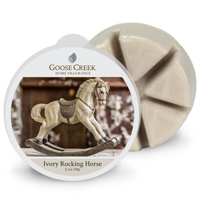 Cheval à bascule ivoire Goose Creek Candle® Cire fondue