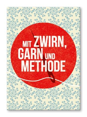 Postal, Con hilo, lana y método