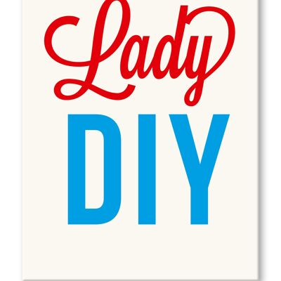 Postkarte, Lady DIY