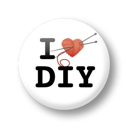 Button, I love DIY