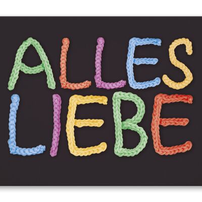 Postkarte, Alles Liebe